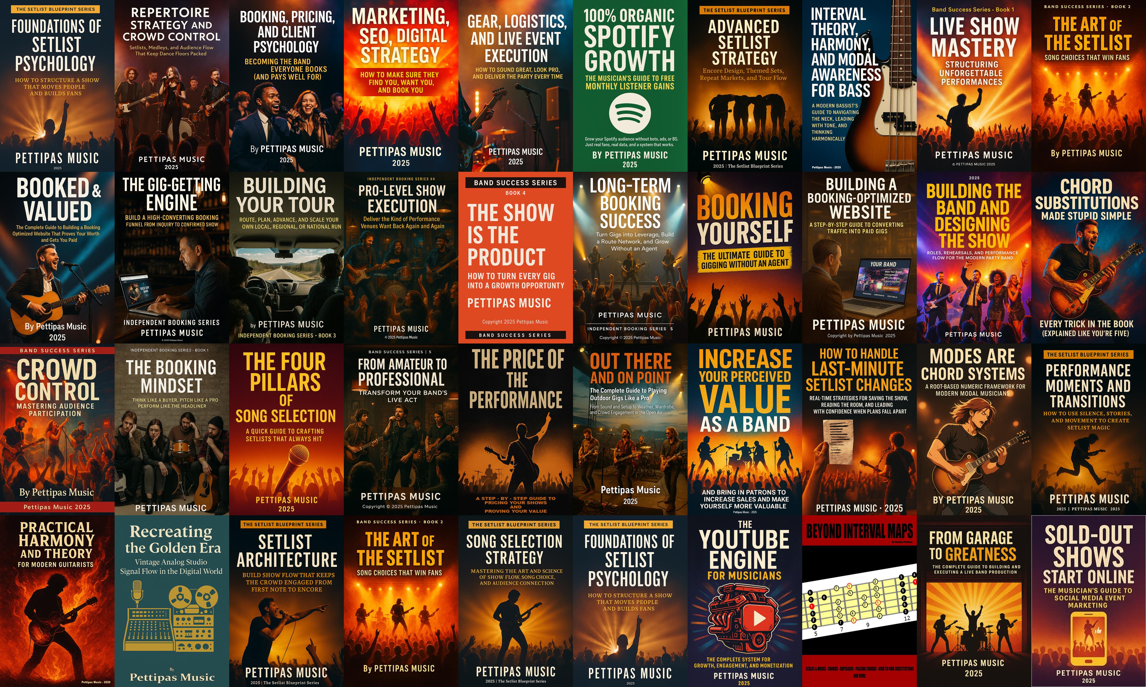 BandCraft Books Collection - Pettipas Music 2025